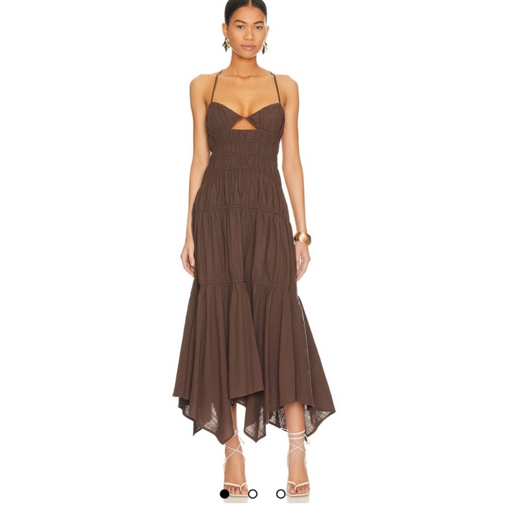 REVOLVE BROWN DRESS